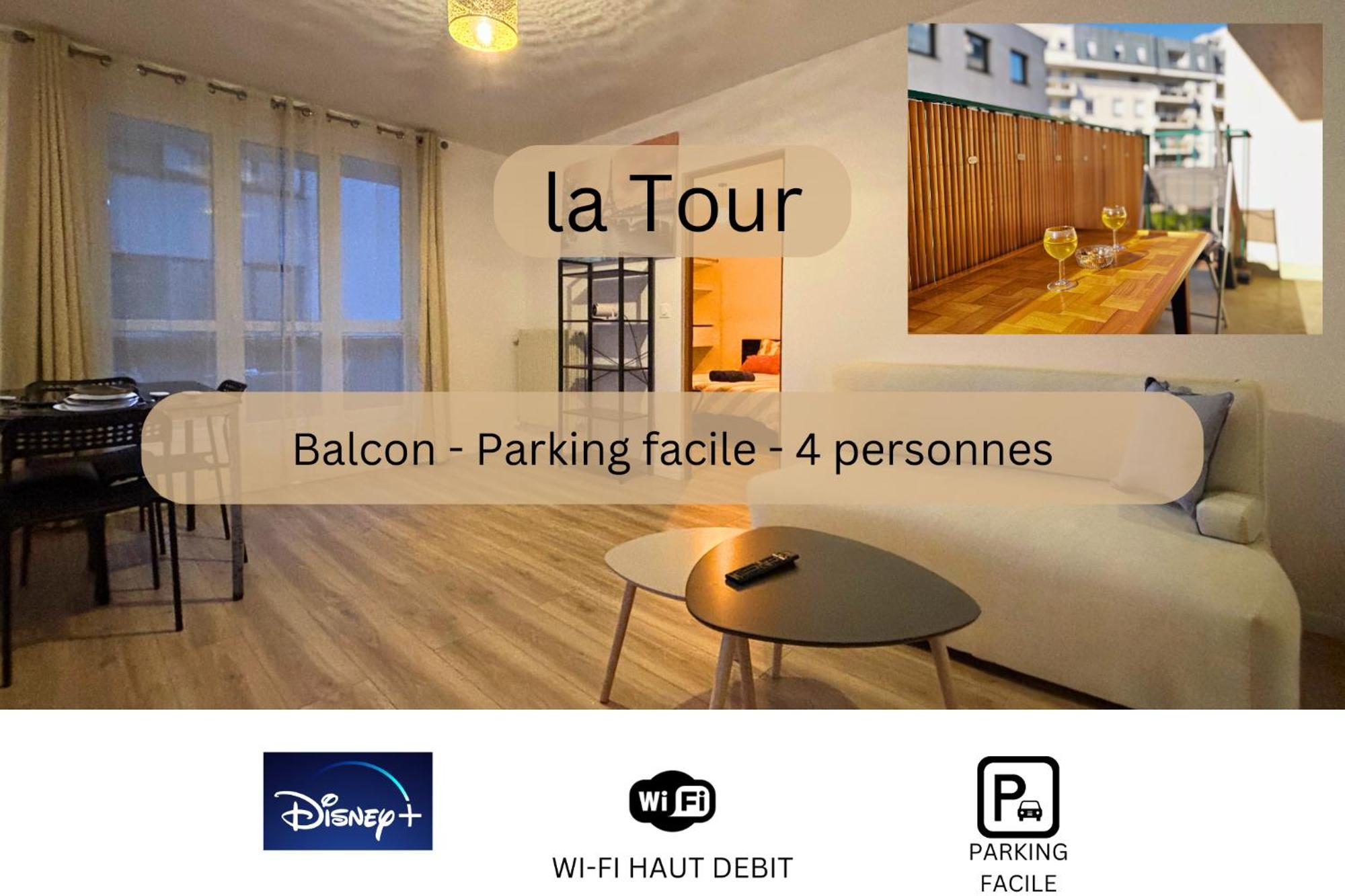 La Tour - Tout Confort - Hypercentre - Balcon #Sirdest فرانكونفيل المظهر الخارجي الصورة